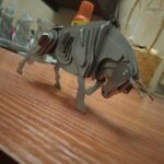 2021 Sheet Metal Souvenir Bull DXF File - Dezin