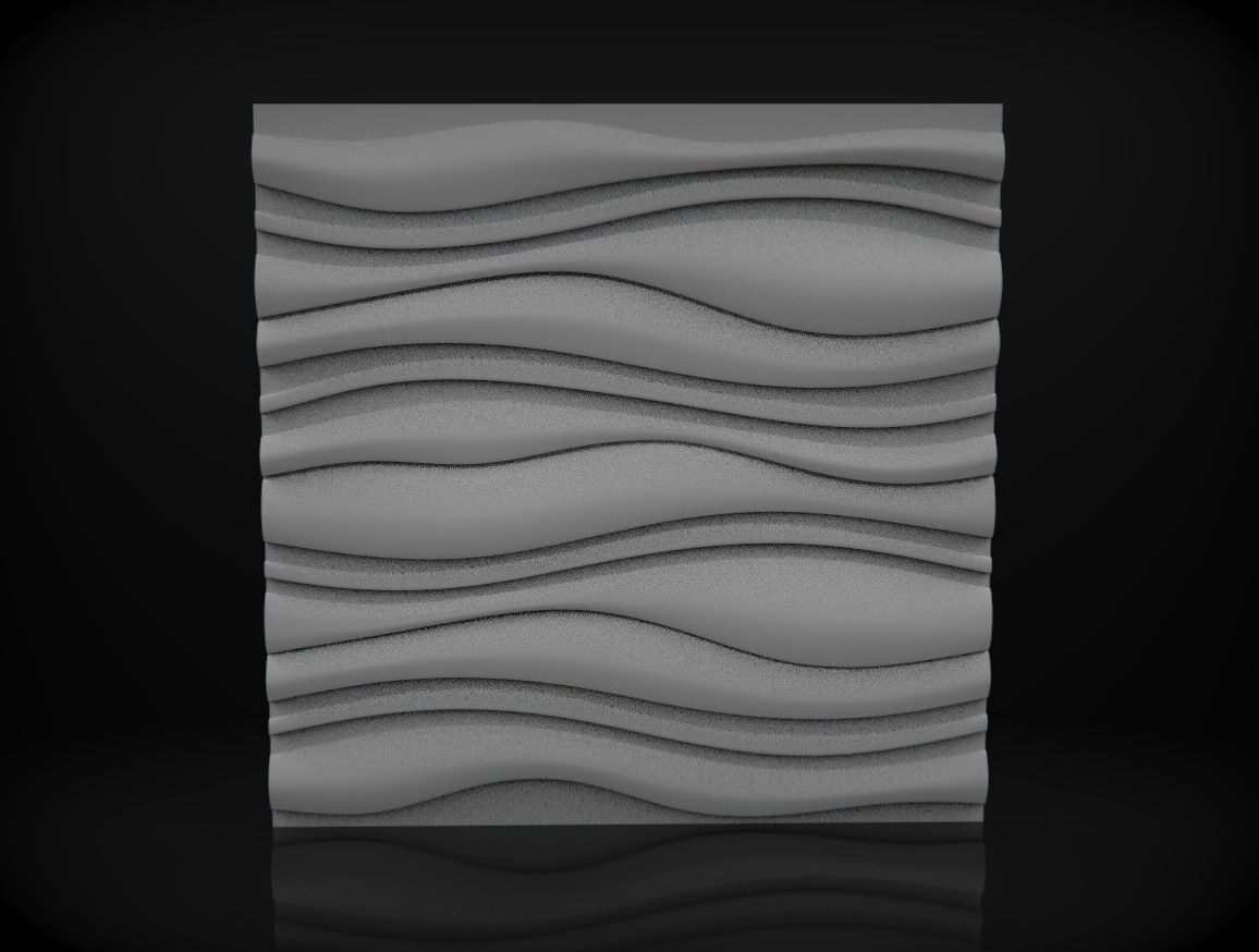 3D Panels, 3D Wall Panel Design, 3D STL for CNC Router, CNC Wall Panel Design - Dezin