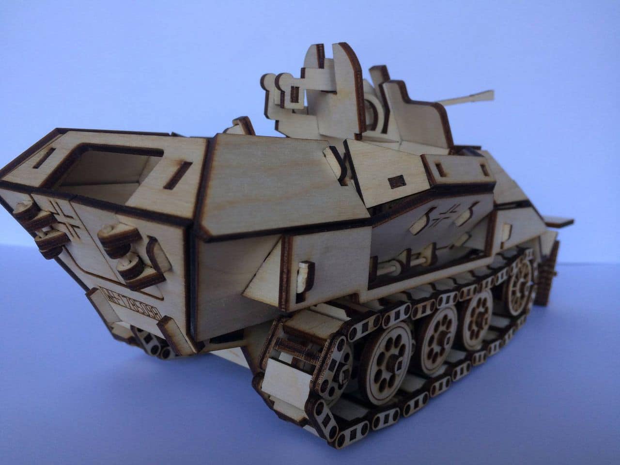 Armored Personnel Carrier, Laser Cut Template - Dezin