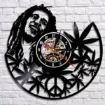 Bob Marley Vinyl Record Clock CDR File - Dezin