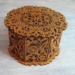 Decorative Basket With Lid, Octagon Basket - Dezin
