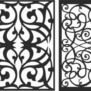 Decorative Screen Patterns for Laser Cutting 179 - Dezin.info