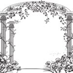 Floral Gate Vector CDR File - Dezin