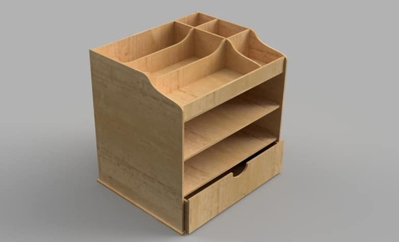 Here's another layout for your desktop organizer - Dezin