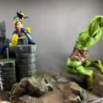 Hulk vs Wolverine 2 3D Print Files STL - Dezin