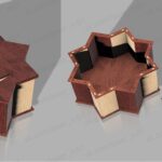 Laser Cut Box, 3mm plywood CDR File - Dezin
