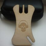 Laser Cut Earphone Cable Winders Wire Holder CDR File - Dezin