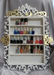 Laser Cut Nail Polish Rack Nail Polish Shelf Free CDR Vectors Art