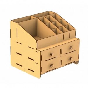 Laser Cut Organizer Box Free CDR Vectors Art