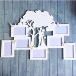 Laser Cut Patterned Photo Frame Family Tree - Dezin