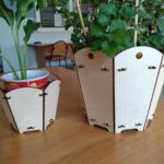 Laser Cut Planter designer for flowers Layout CDR File - Dezin