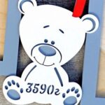 Laser Cut Teddy Bear Metric CDR File - Dezin
