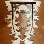 Laser Cut Wall Mounted Wood Shelf CDR File - Dezin