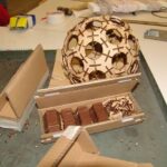 Laser Cut Wooden Light Decorative Star Wars Death Star Lamp - Dezin