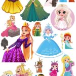 Princess Set Vector CDR File - Dezin