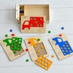 Puzzles For Toddlers Truck Peg Puzzle - Dezin
