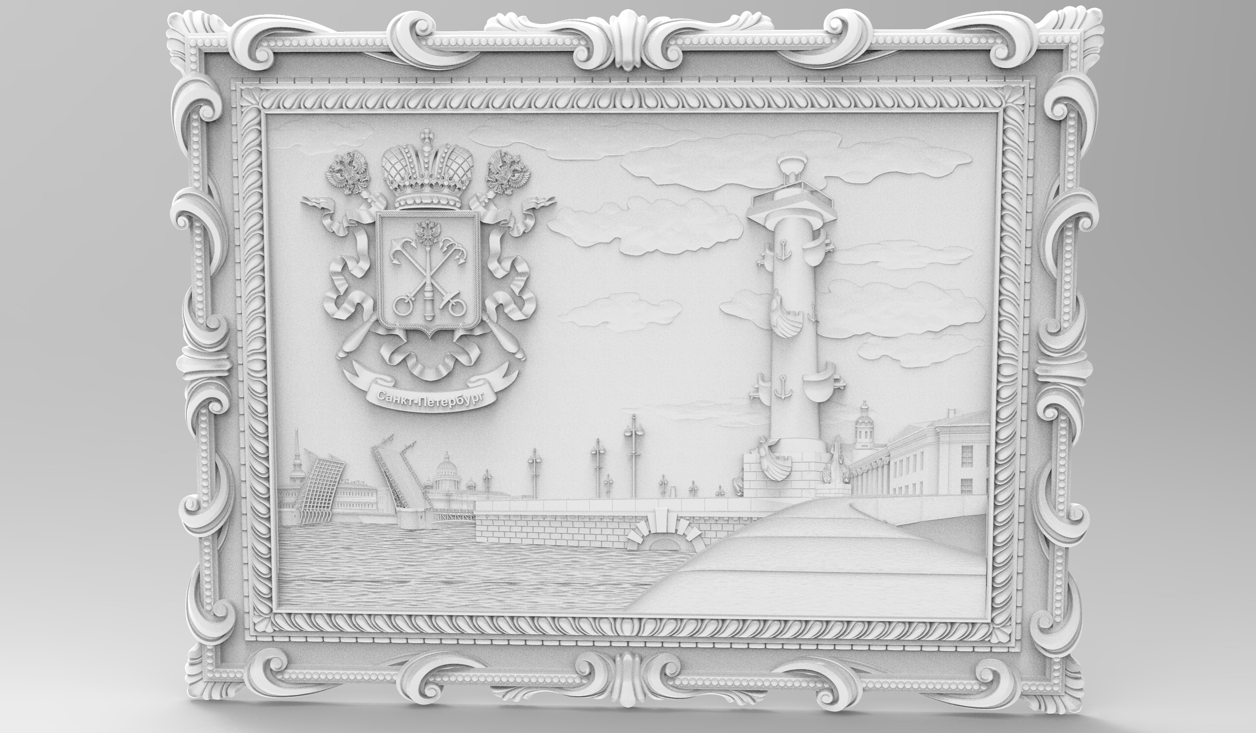 A selection of panels on the St. Petersburg theme - Dezin