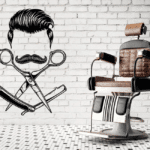 Barber Sallon Wall Decor Vector File - Dezin