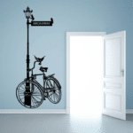 Bicycle 2 Wall Decor Vector File - Dezin