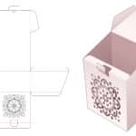 Box_with_mandala_stencil_and_locked_point_die_cut_template - Dezin