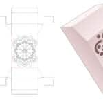 Chamfered_box_with_mandala_stencil_die_cut_template - Dezin