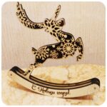 Engraved Deer New Year Decoration - Dezin