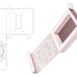 Flip_box_with_stenciled_mandala_die_cut_template - Dezin