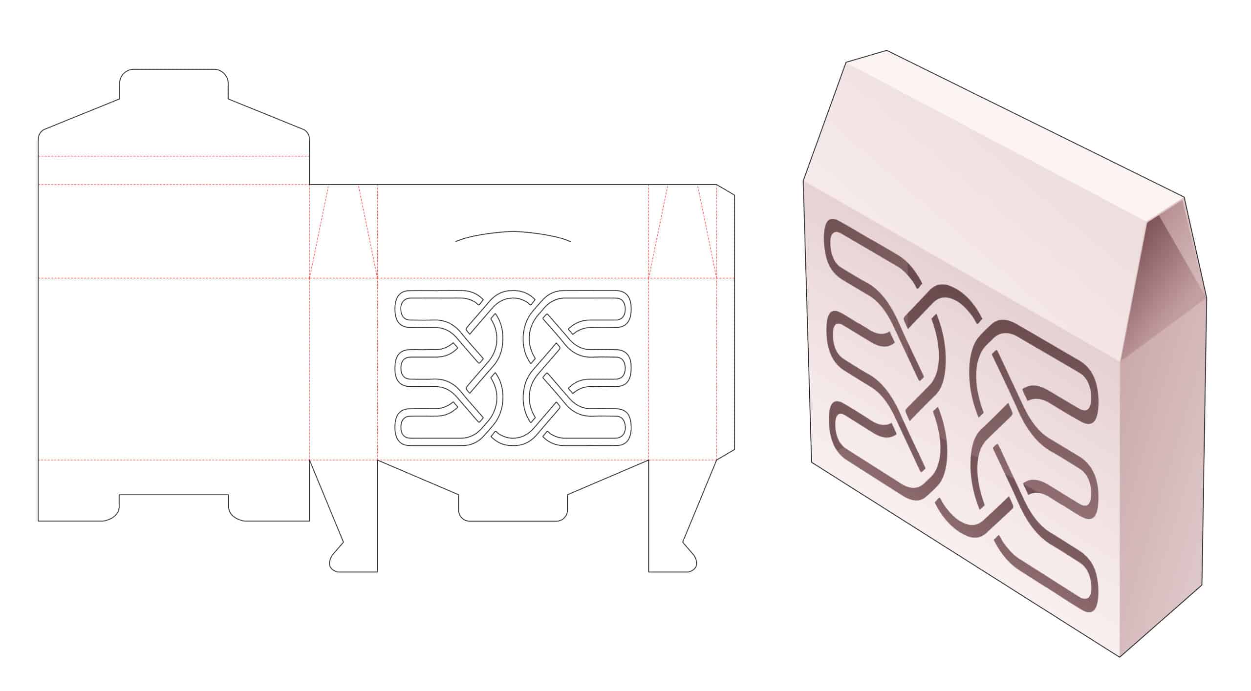 Flip_obelisk_top_tin_box_with_luxury_line_stencil_die_cut_template - Dezin