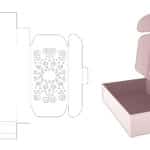 Flip_packaging_with_mandala_stencil_on_top_die_cut_template - Dezin