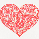Heart Mandala Svg, Mandala Svg, Love Svg Cut Files - Dezin