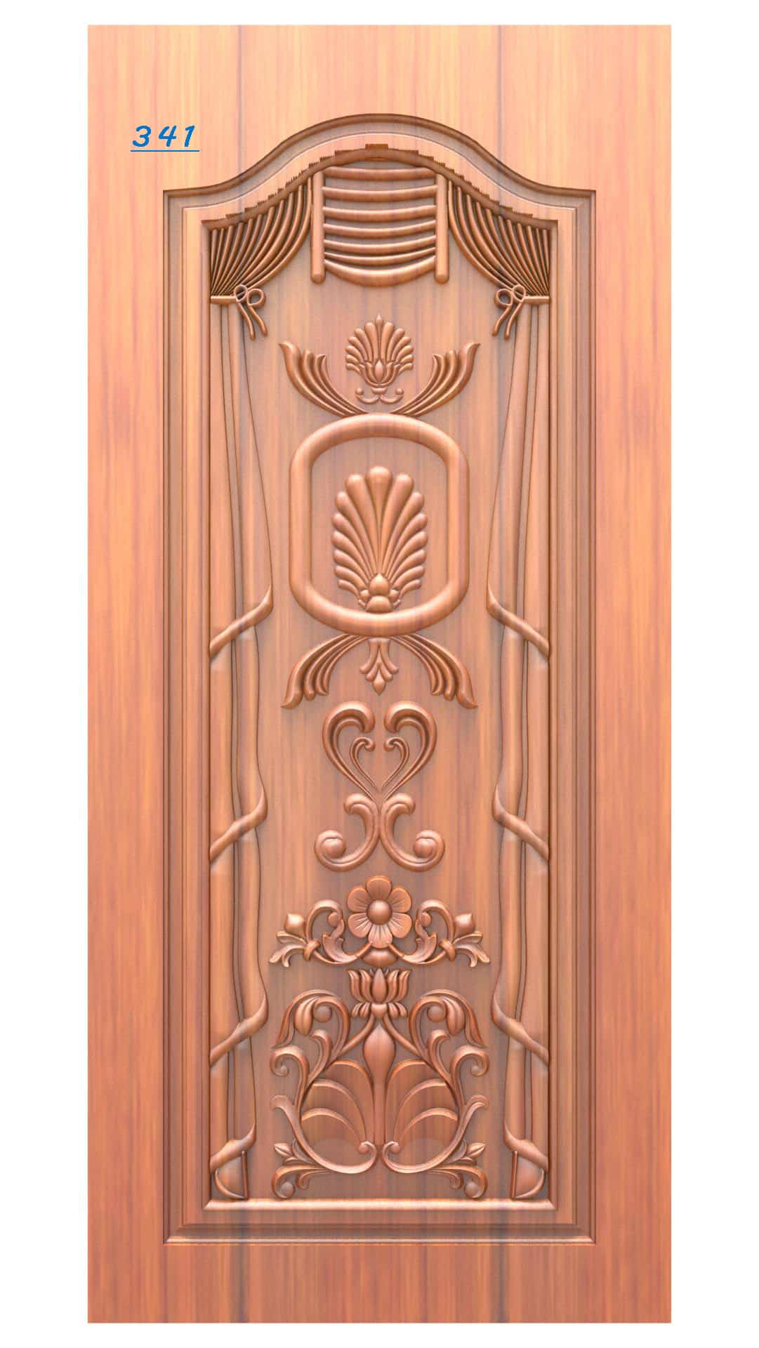 Laser Cut Door Relief Design 341 - Dezin