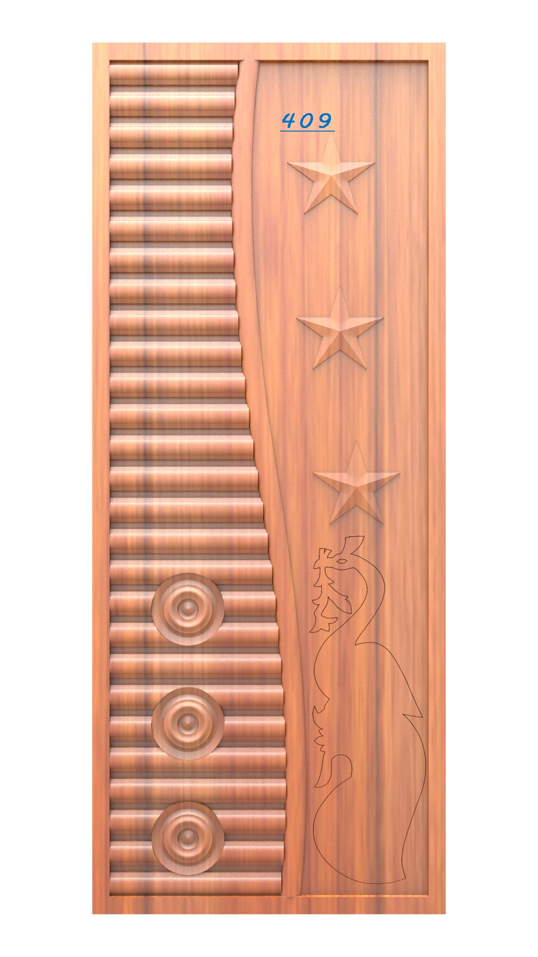 Laser Cut Door Relief Design 409 - Dezin