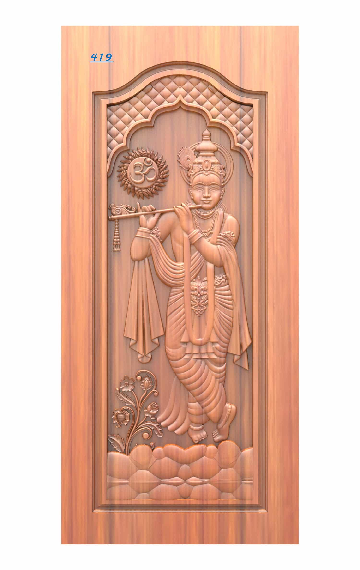 Laser Cut Door Relief Design 419 - Dezin