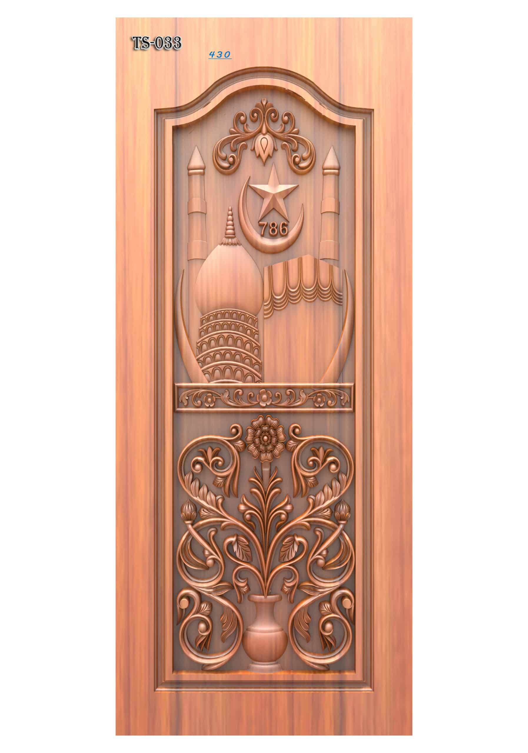 Laser Cut Door Relief Design 430 - Dezin