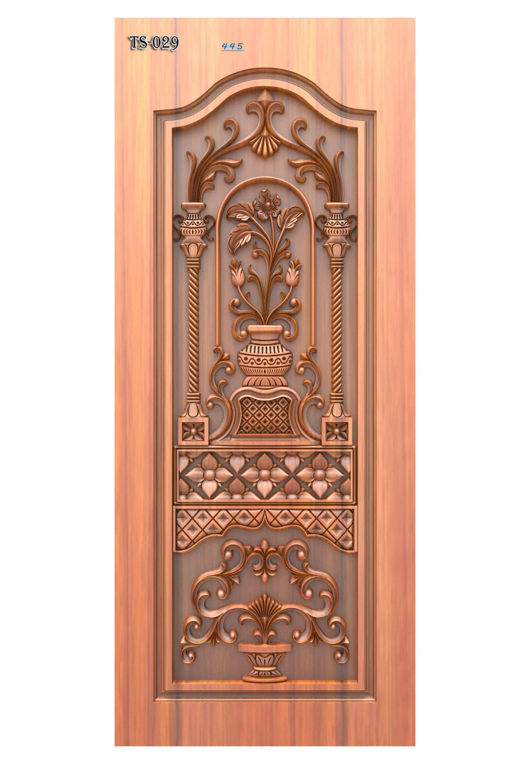 Laser Cut Door Relief Design 445 - Dezin