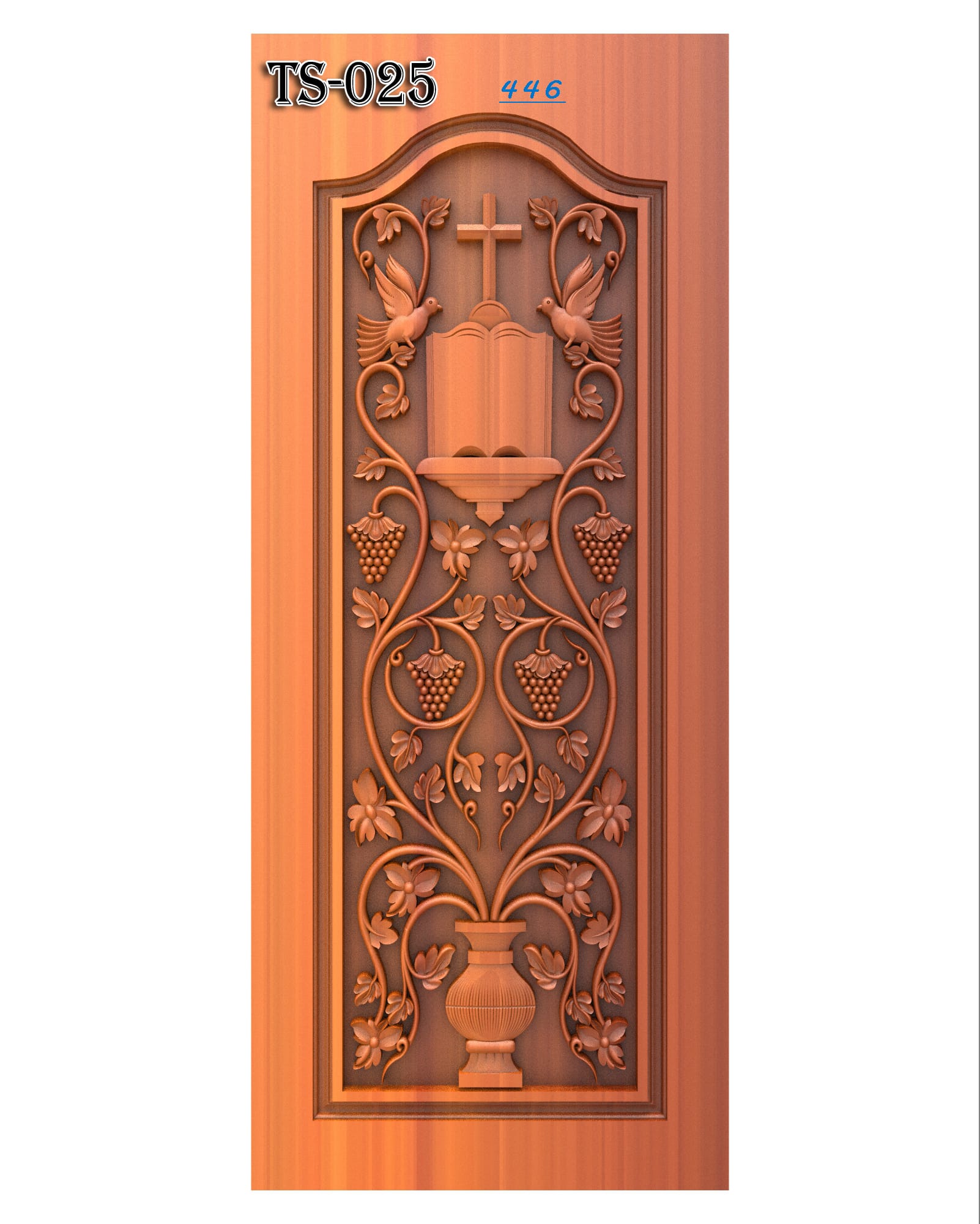 Laser Cut Door Relief Design 446 - Dezin
