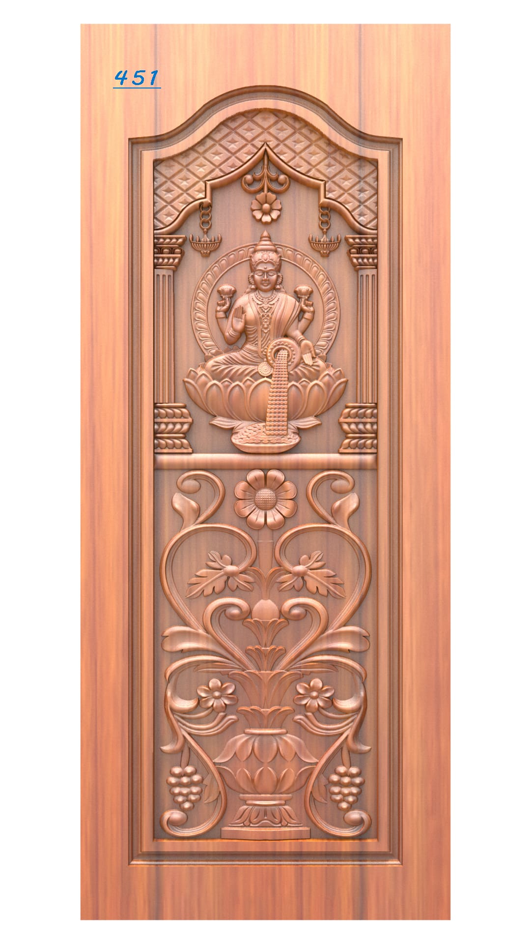 Laser Cut Door Relief Design 451 - Dezin