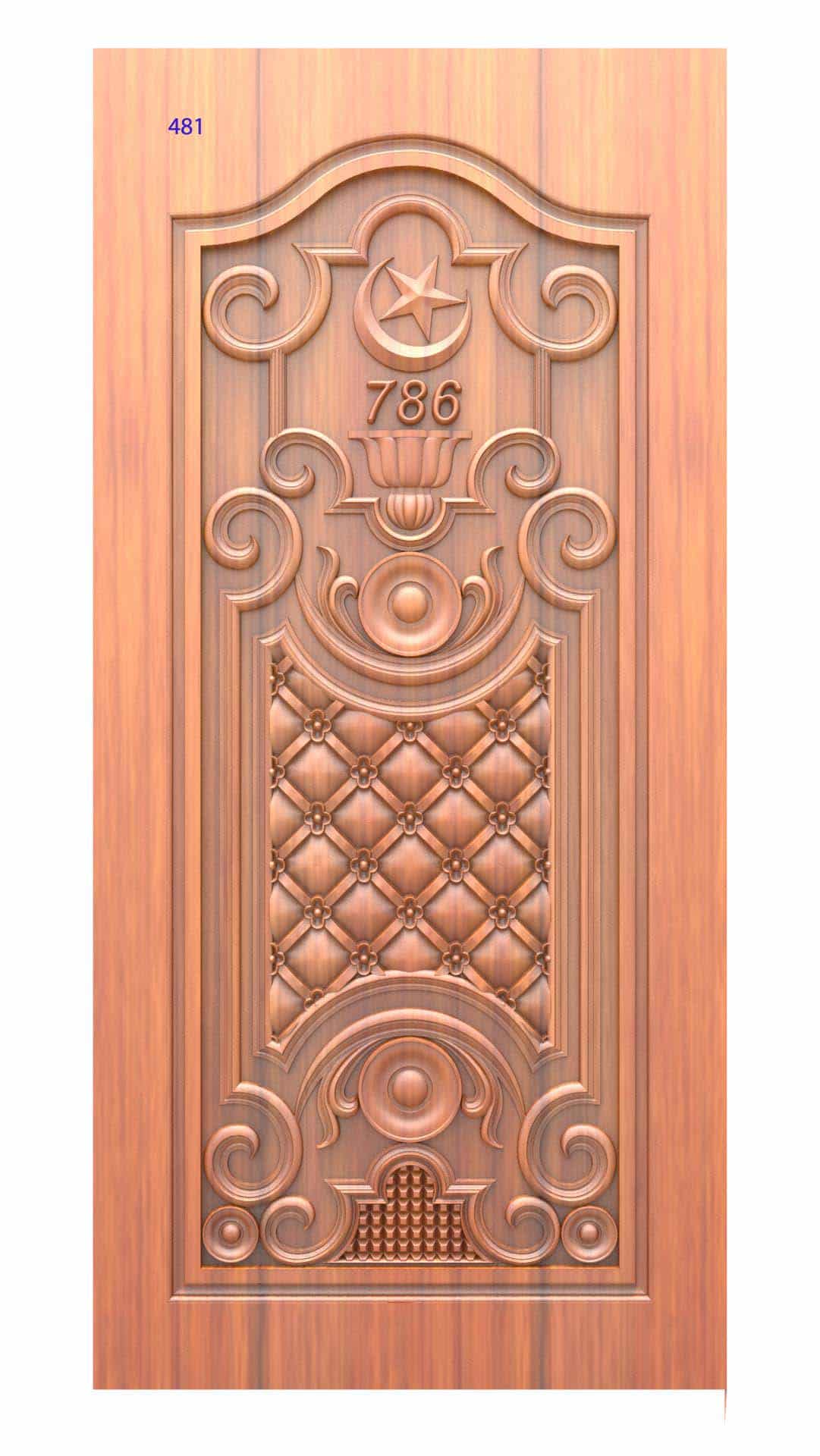 Laser Cut Door Relief Design 481 - Dezin