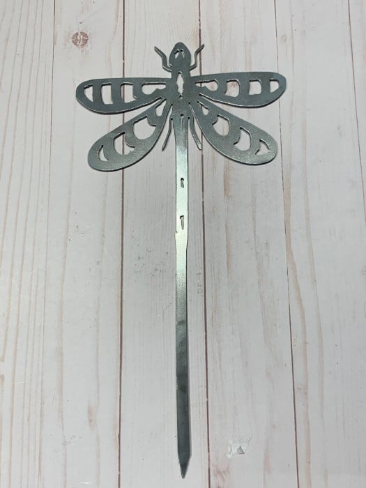 Laser Cut Garden Decorations Dragonfly Garden Stake DXF File - Dezin