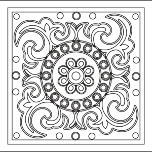 Vintage Square Pattern Free Vector - Dezin.info