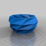 Low Poly Planter 3d print files stl format - Dezin