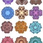 Mandala Floral Mandala Set Ornament Vector File - Dezin