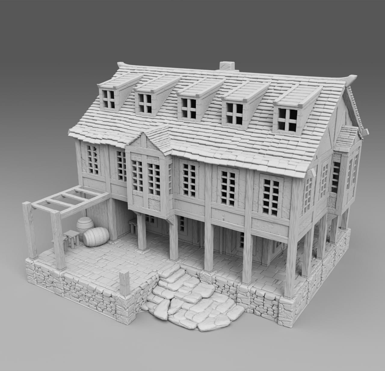 Pirate House Large Free 3D Print Files - Dezin