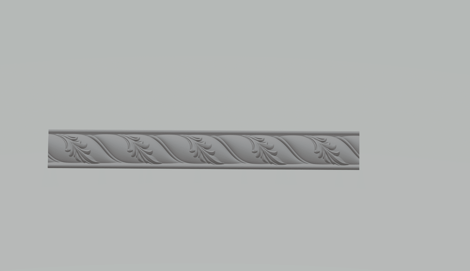 Royal Border 3D STL Model For CNC Router, Relief Woodworking 002 - Dezin