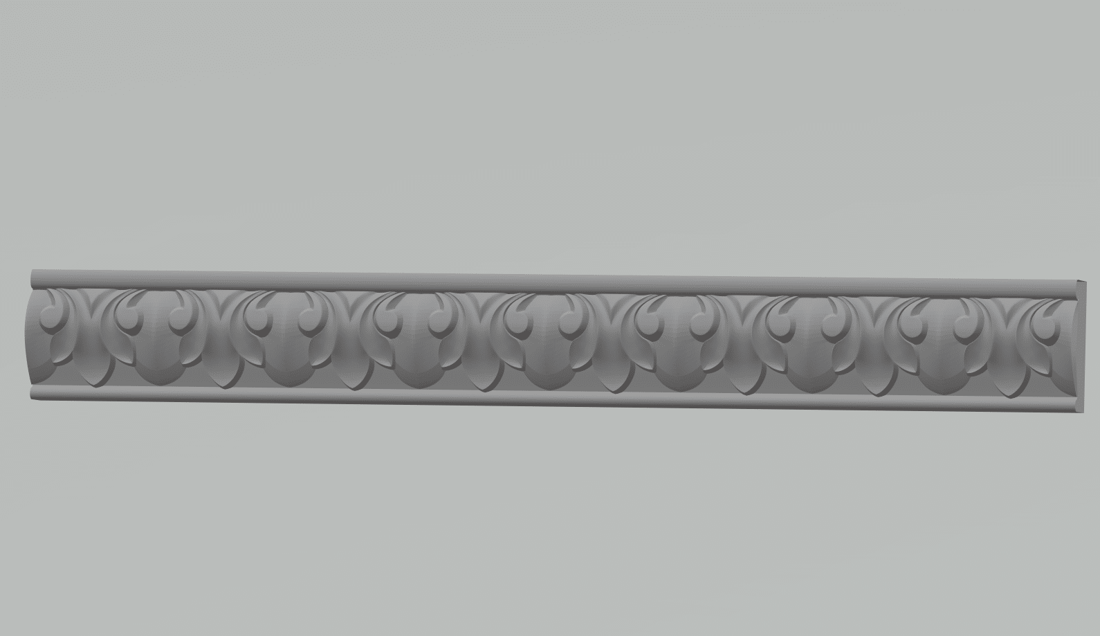 Royal Border 3D STL Model For CNC Router, Relief Woodworking 045 - Dezin