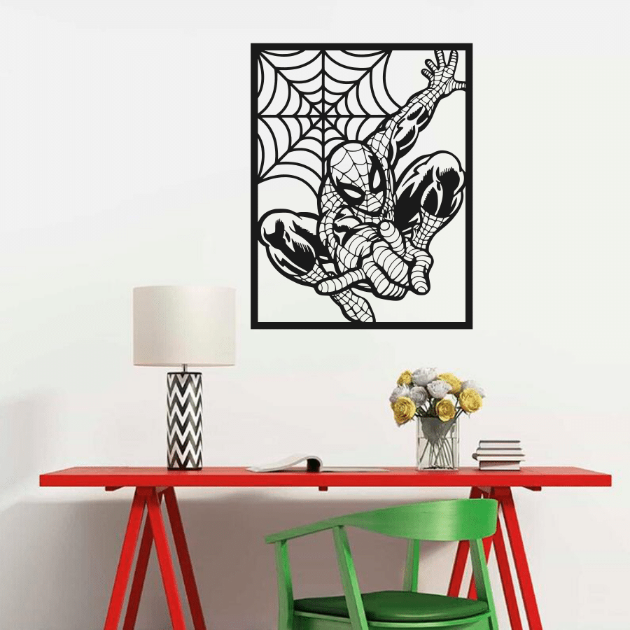 Spider-Man Metal Wall Art, Unique Gifts, Interior Decoration - Dezin