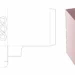 Stationery_box_with_line_stencil_die_cut_template - Dezin
