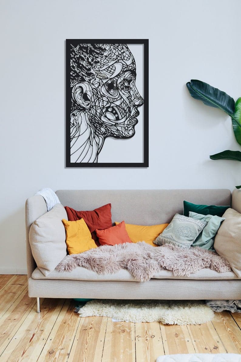 Theadora - Premium Metal Wall Arts - Housewarming Gift - Dezin