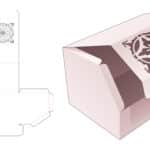 Top_flip_chamfered_box_with_mandala_stencil_die_cut_template - Dezin