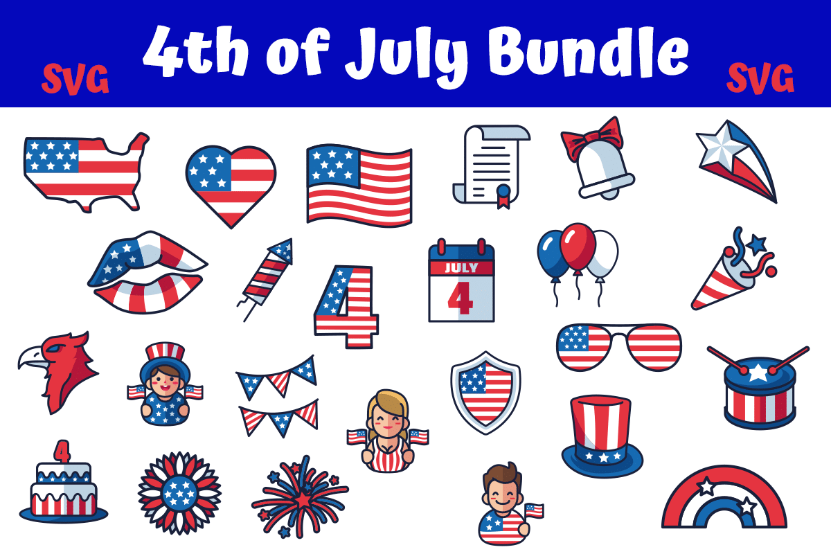 4th of July USA Independece Day Vector - Dezin